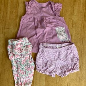 0-3 month baby girl outfit